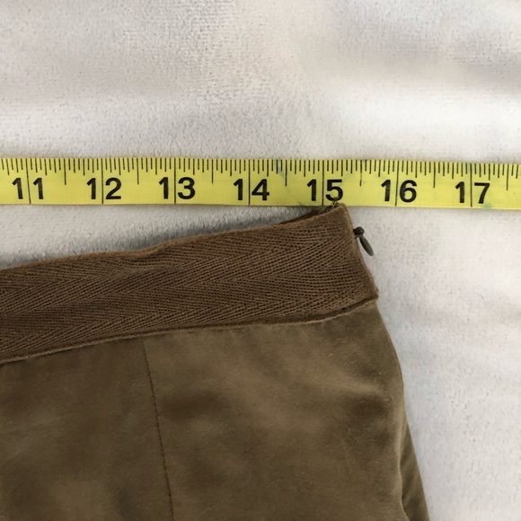 ALFANI Womens Silk Sequin Flare Skirt Brown Gold 6 - Picture 3 of 6